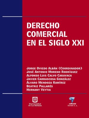 cover image of Derecho comercial en el siglo XXI